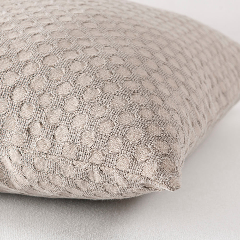 Cojín Jacquard Círculo Visón