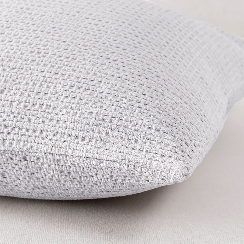 Cojín Waffle Baires 45x45cm Perla