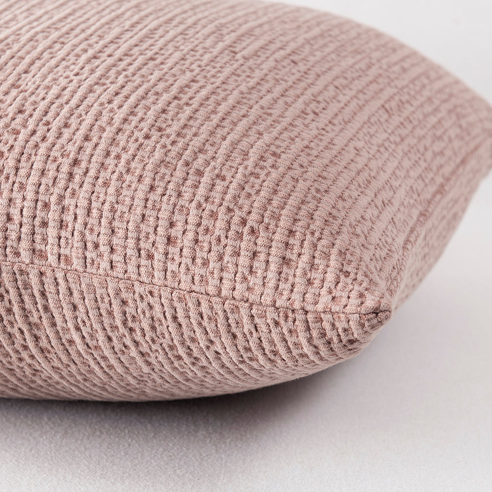 Cojín Waffle Baires 45x45cm Terracota