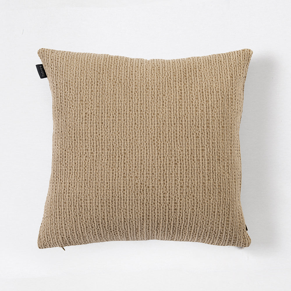 Cojín Waffle Baires 45x45cm Ocre