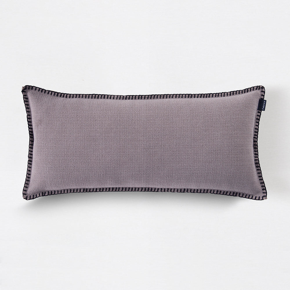 Cojín Festón 30x70cm Taupe