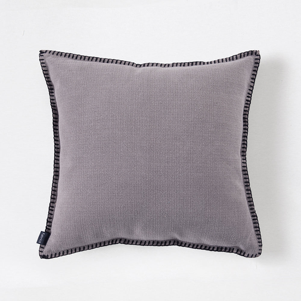 Cojín Festón 50x50cm Taupe