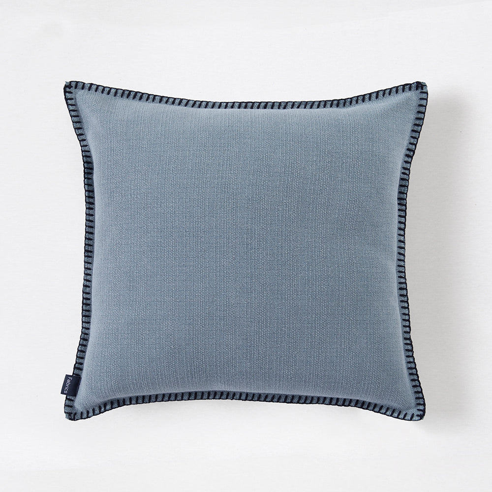 Cojín Festón 50x50cm Petróleo