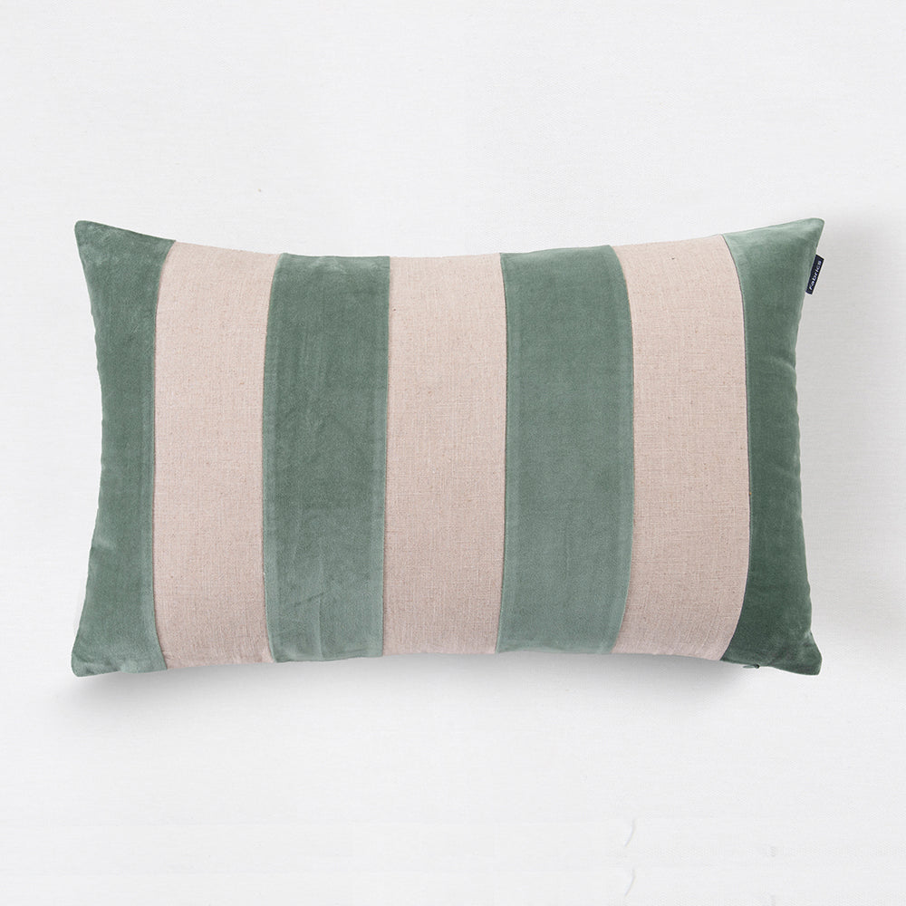 Cojín Patchwork 40x60cm Turquesa