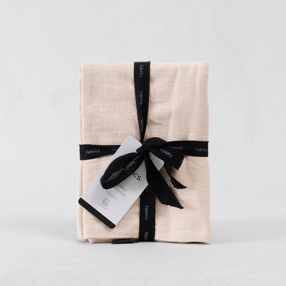 Set 2 Fundas Almohadas 50x70cm Crudo