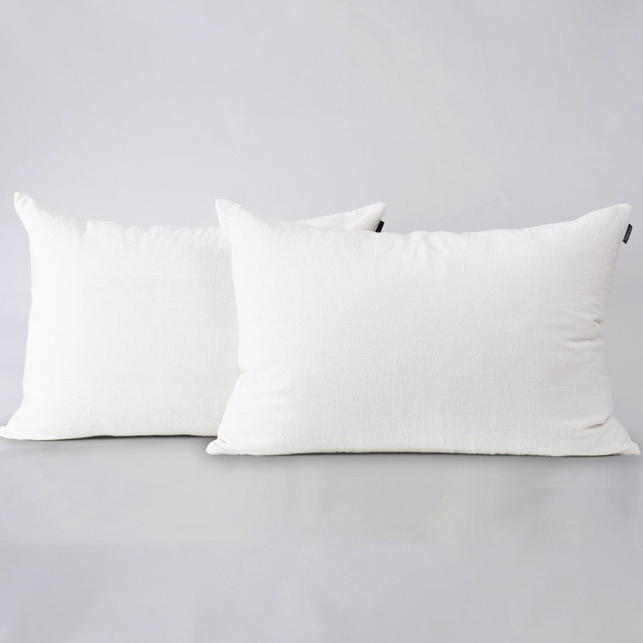 Set 2 Fundas Almohadas 50x70cm Blanco