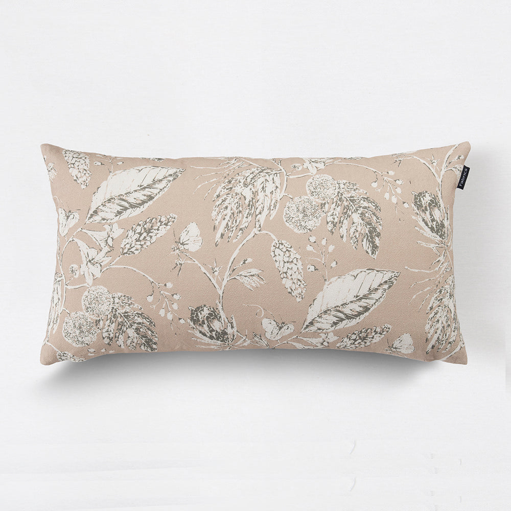 Cojín Estampado Jardín 30x60cm Beige