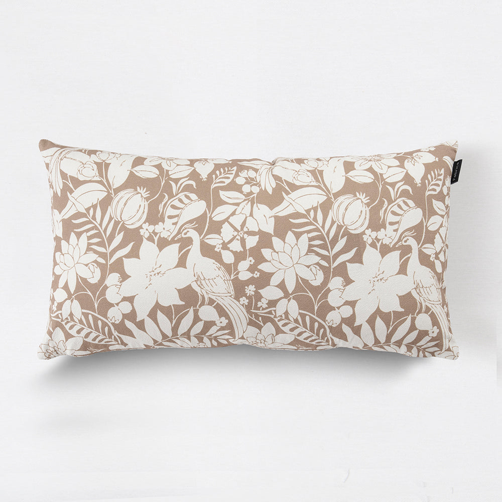 Cojín Estampado Faisán 30x60cm Ocre