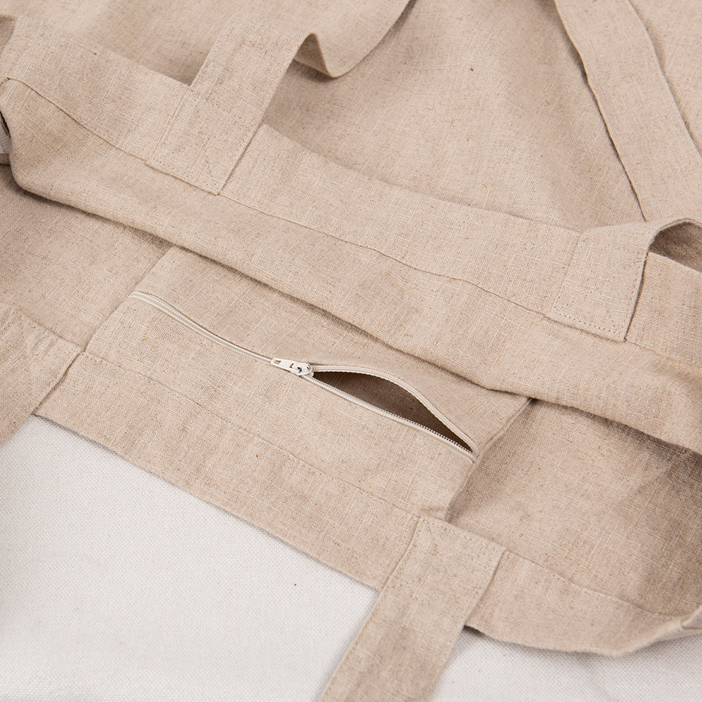 Bolso Lino 40x40cm Beige