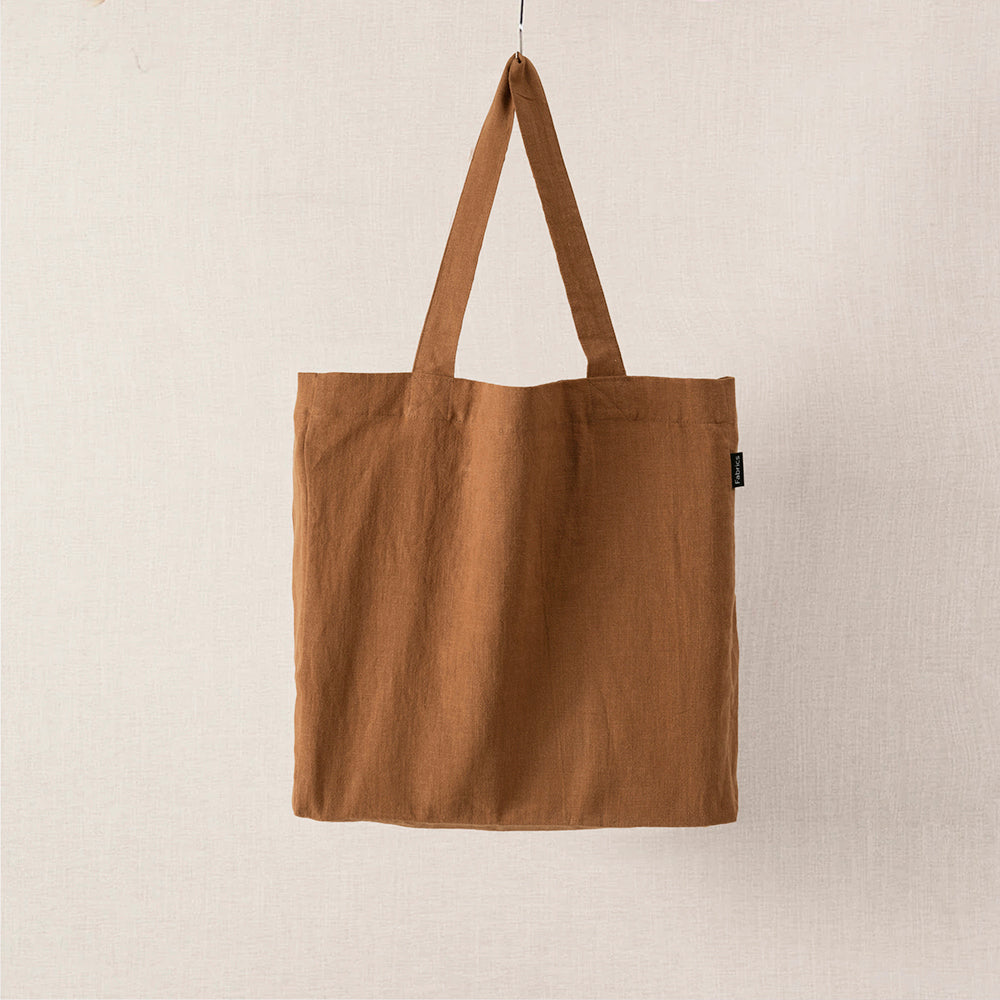 Bolso Lino 40x40cm Caramelo