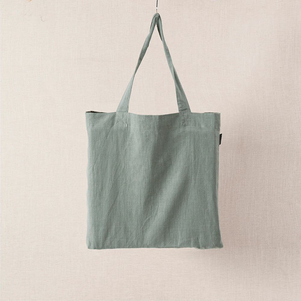 Bolso Lino 40x40cm Turquesa