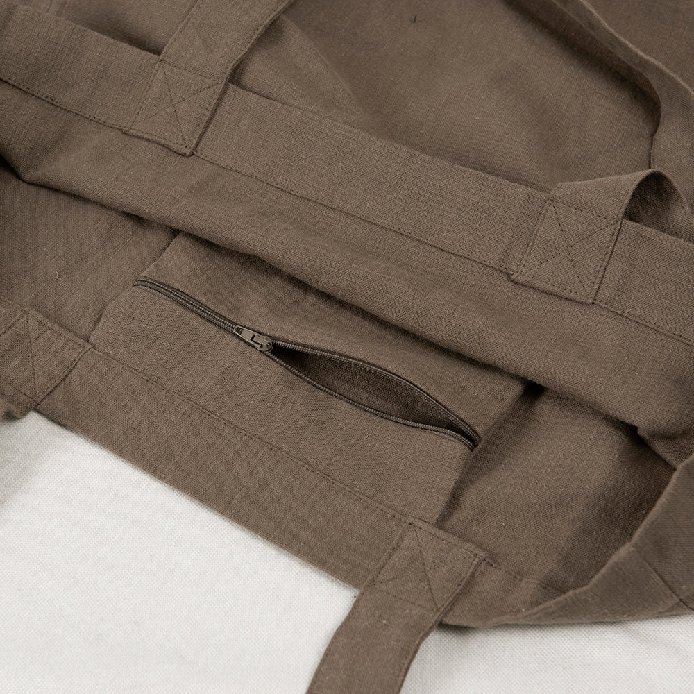 Bolso Lino 40x40cm Chocolate