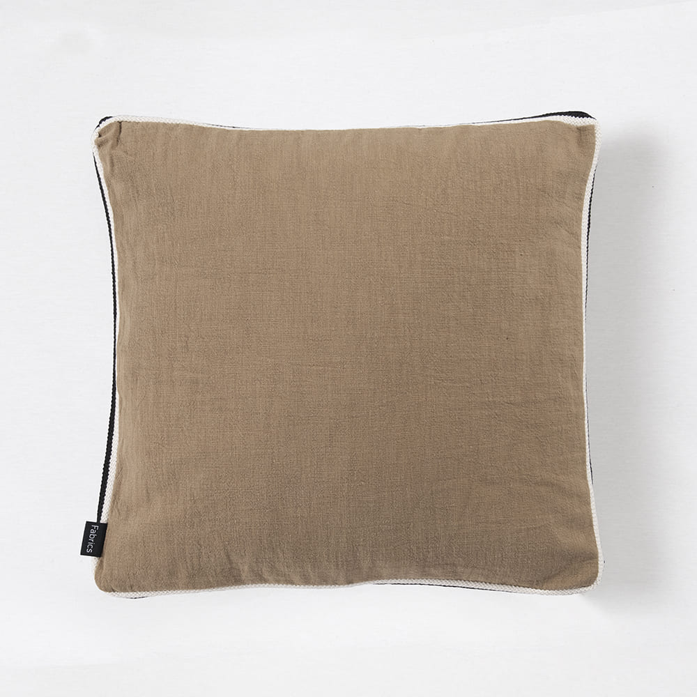 Cojín Ribbon 45x45cm Ocre