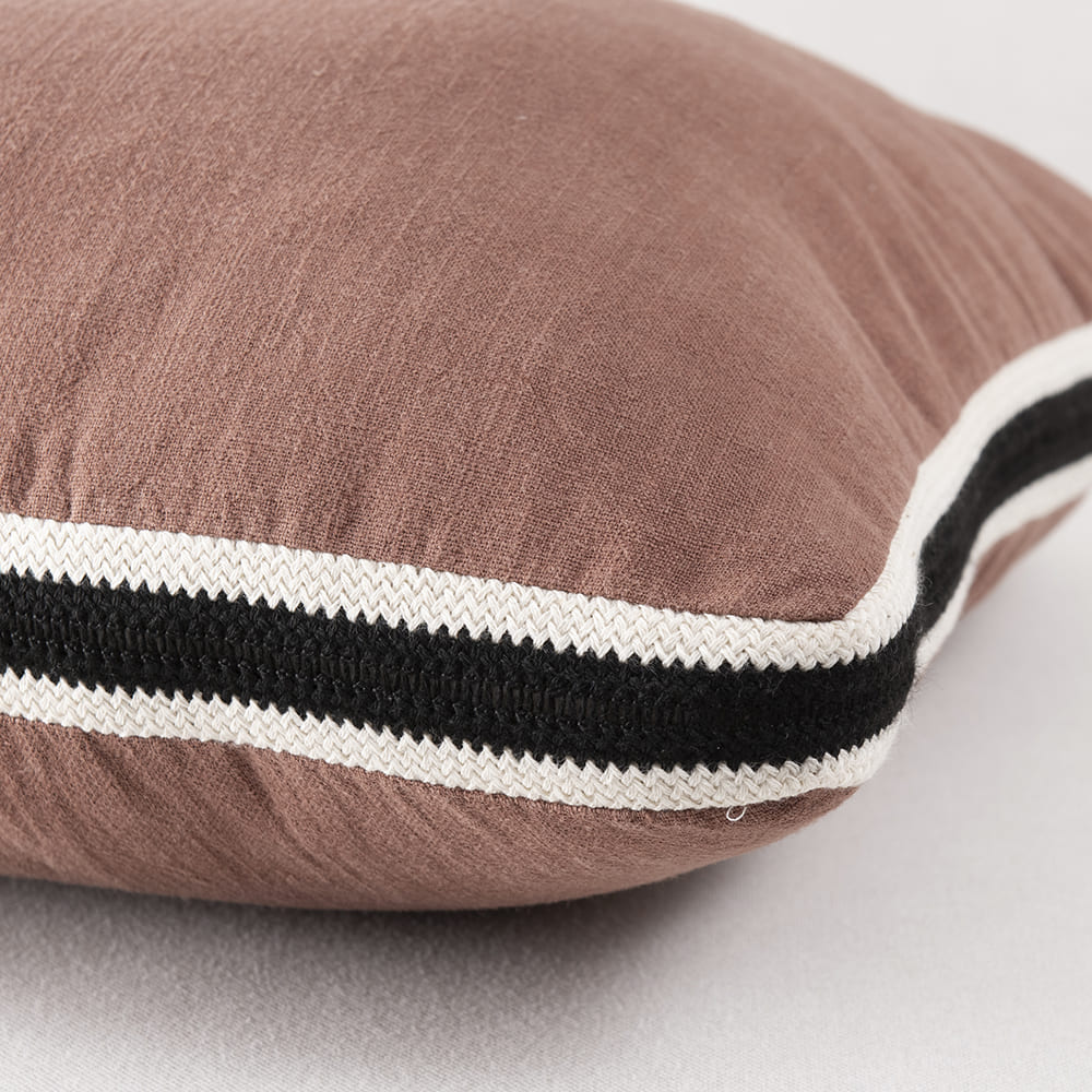 Cojín Ribbon 45x45cm Terracota