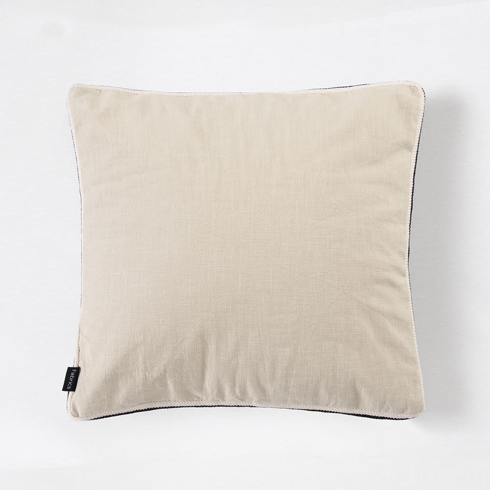 Cojín Ribbon 45x45cm Crudo