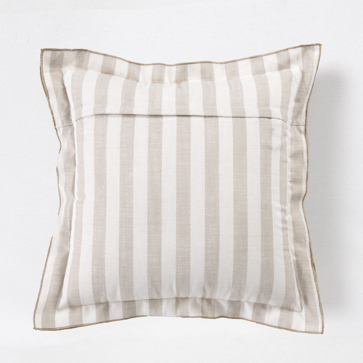 Cojín Líneas Borde 45x45cm Beige