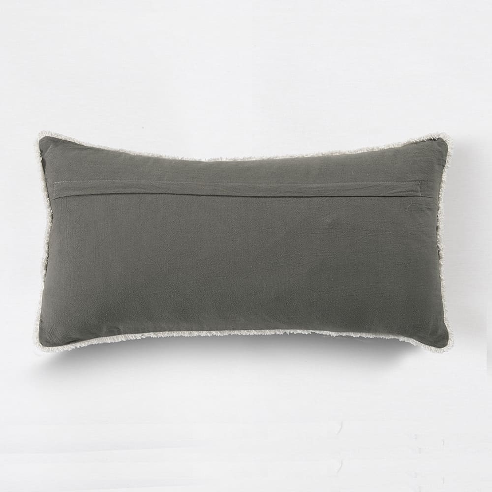 Cojín Botón 30x60cm Verde