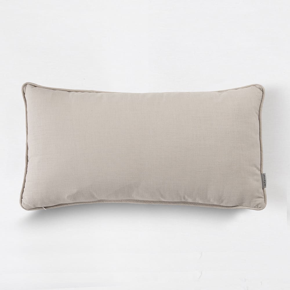 Cojín Bordado Maya 30x60cm Beige