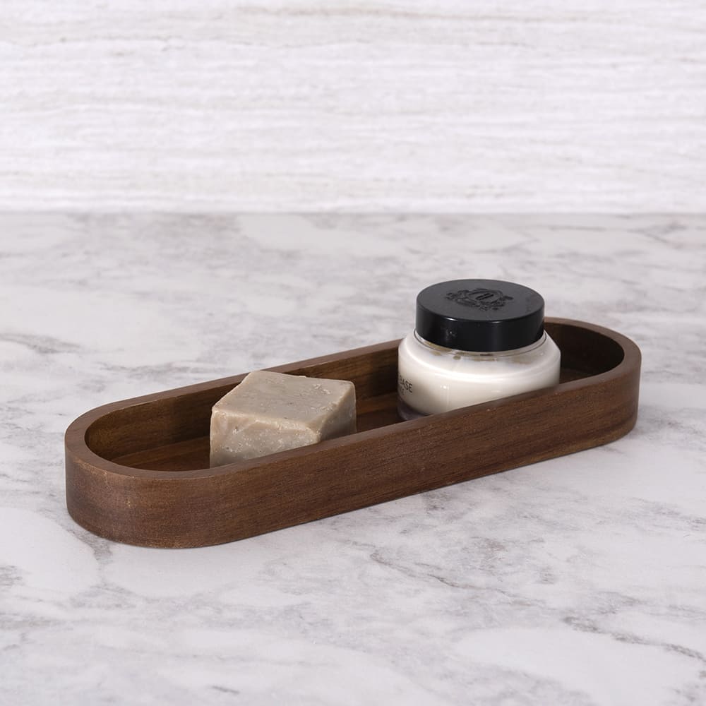 Bandeja Madera Acacia Oval 23x7cm