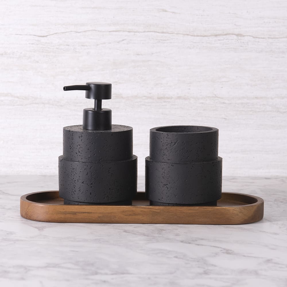 Dispensador Stone Black