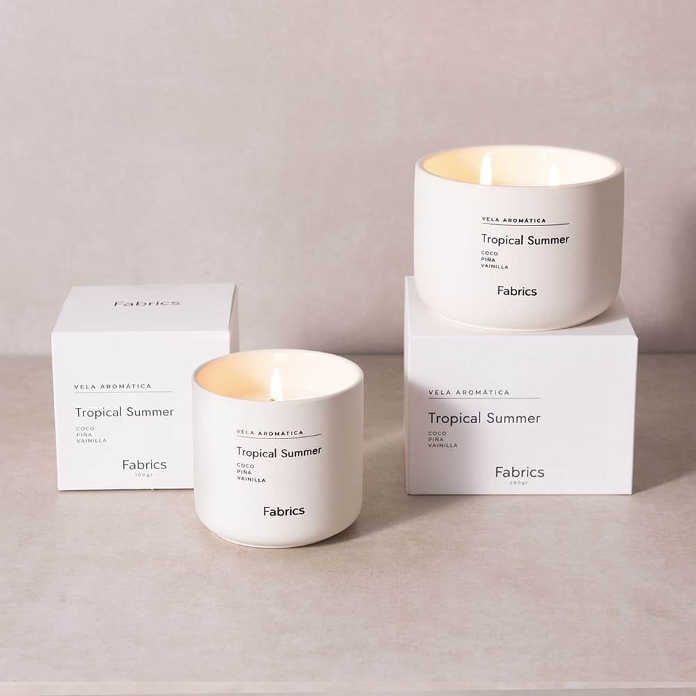 Vela Cerámica M Tropical Summer