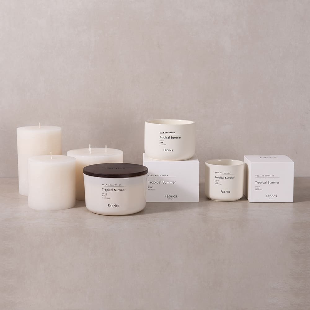 Vela Cerámica M Tropical Summer