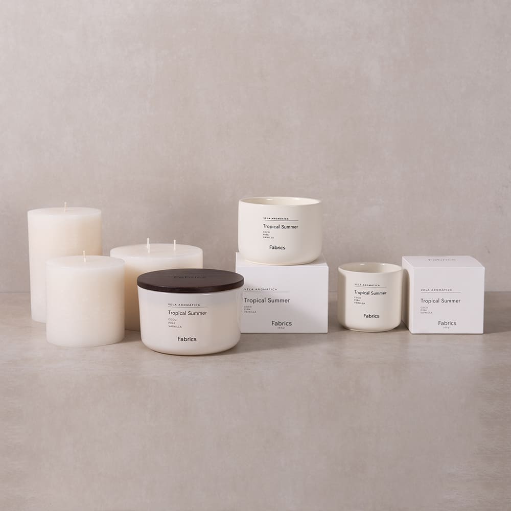 Vela Vidrio Tropical Summer