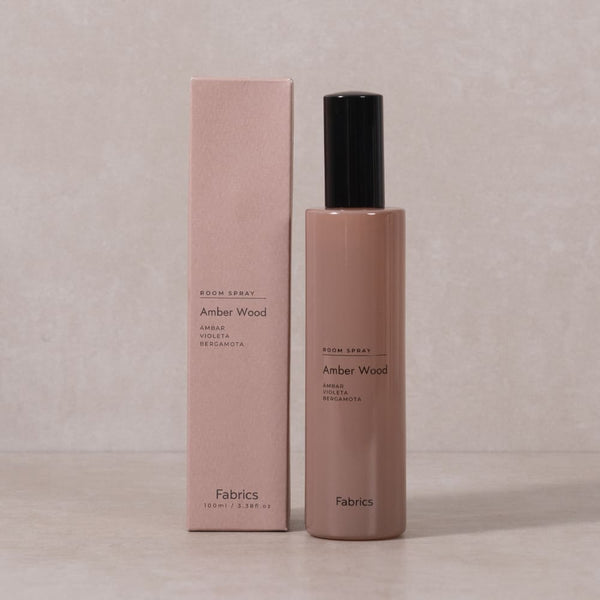 Room Spray 100ml Amber Wood – Fabrics