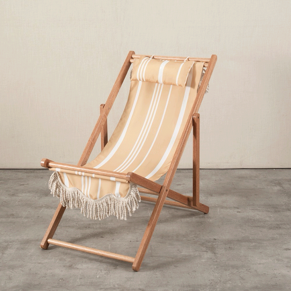 Silla Playa Menorca Ocre