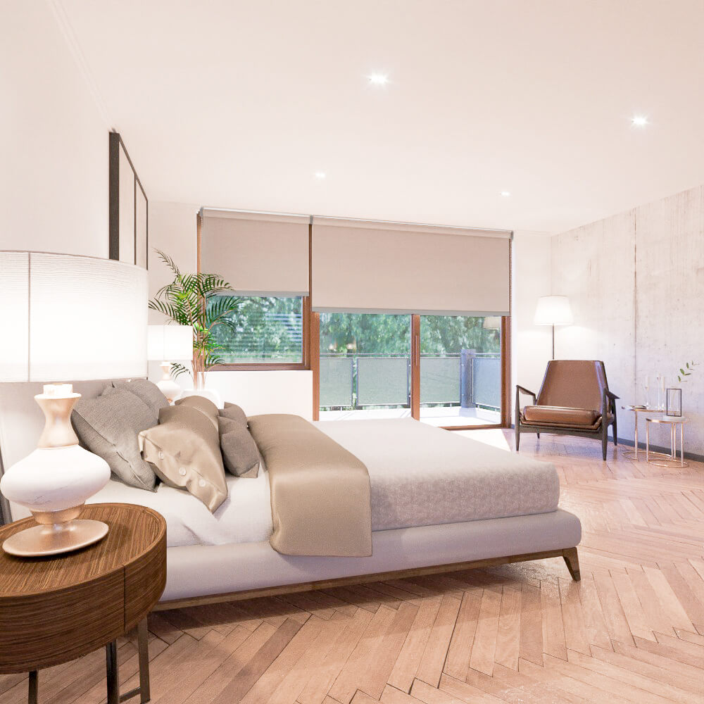 Cortina Roller BlackOut Munchen Beige