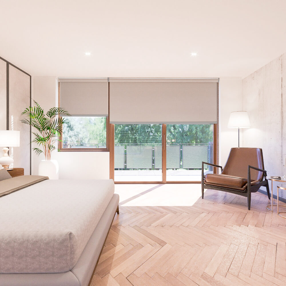 Cortina Roller BlackOut Munchen Beige