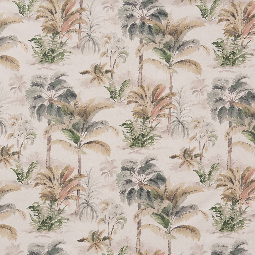 Algodón Simple Estampado Nasau Verde