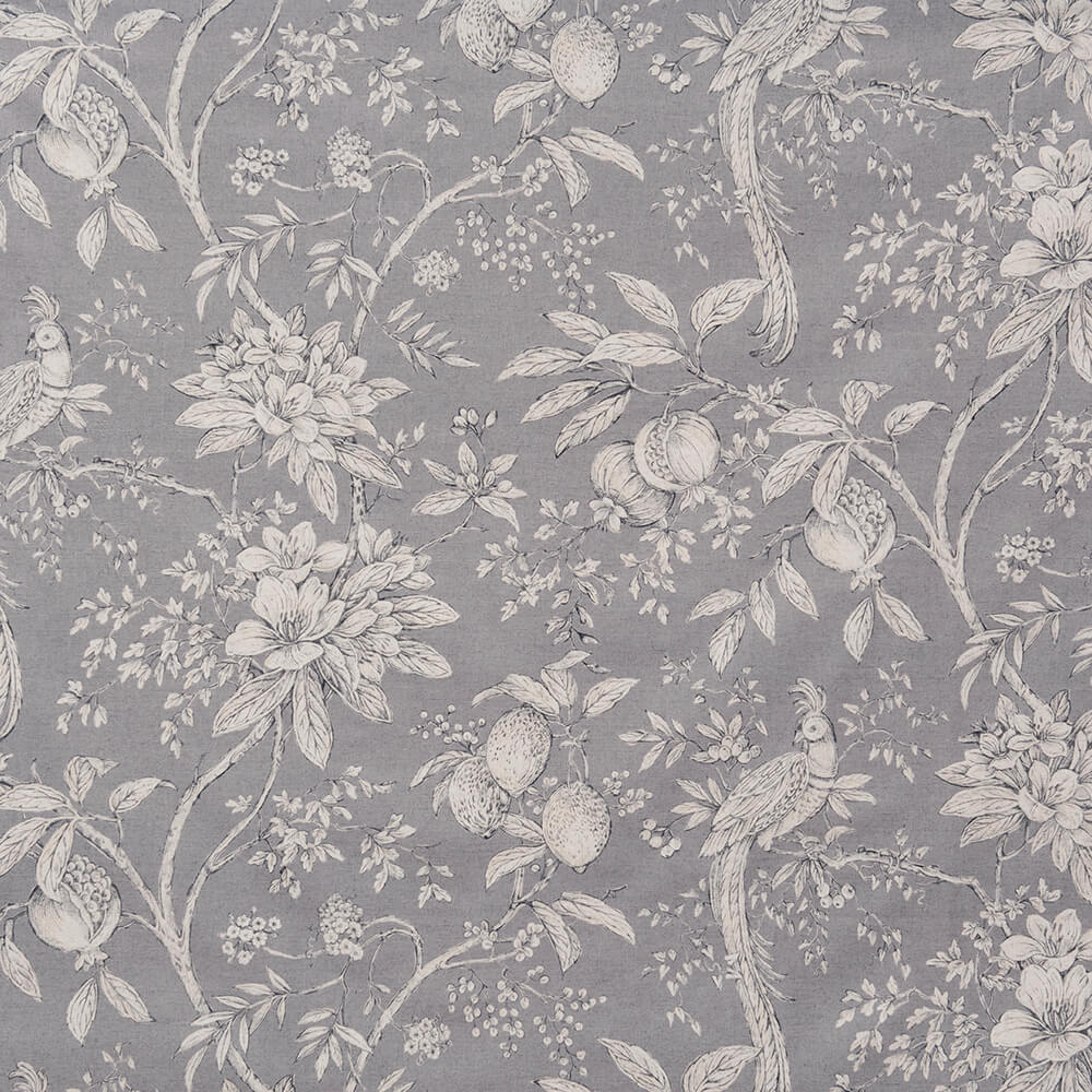 Algodón Simple Estampado Manacor Gris