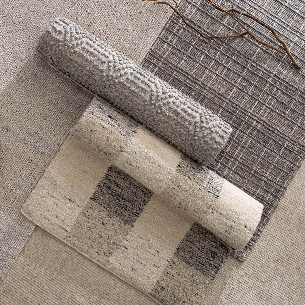 Alfombra Patch Gris