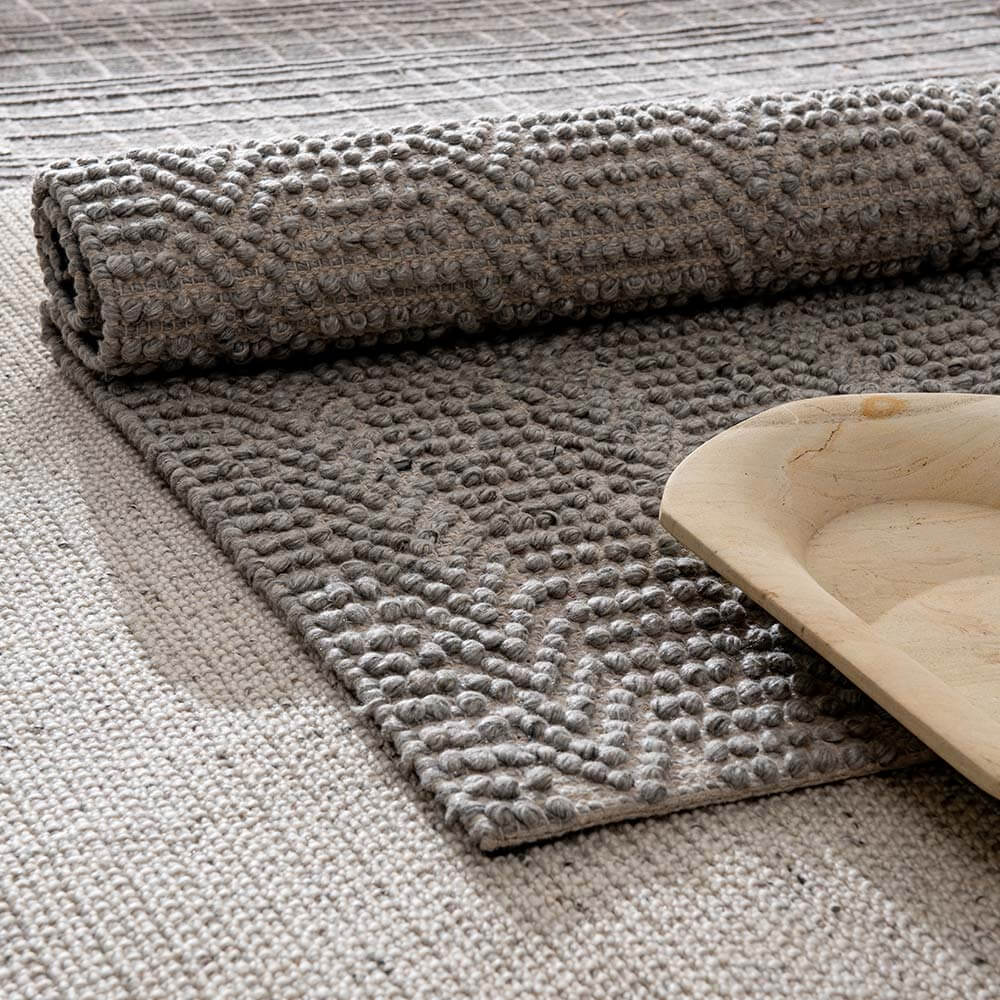 Alfombra Pompo Gris