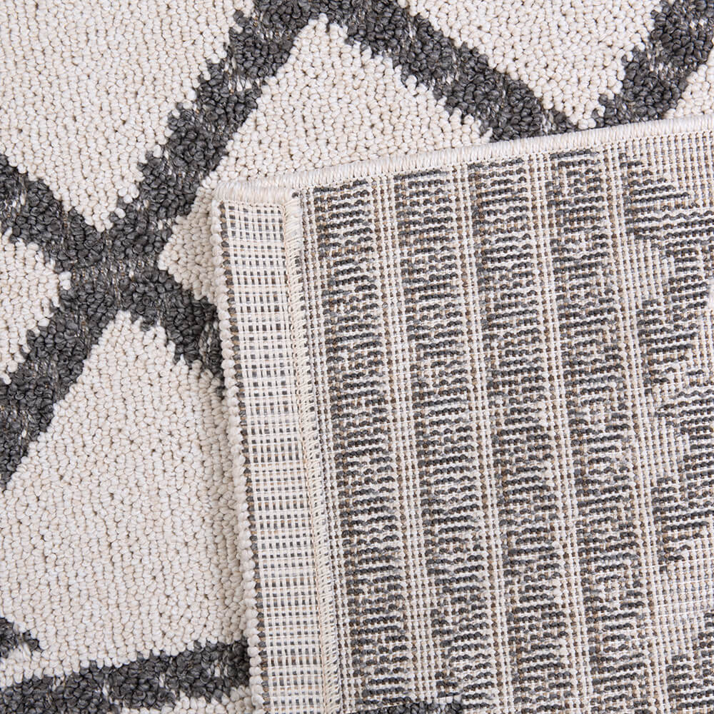 Alfombra Issey Crudo/Negro