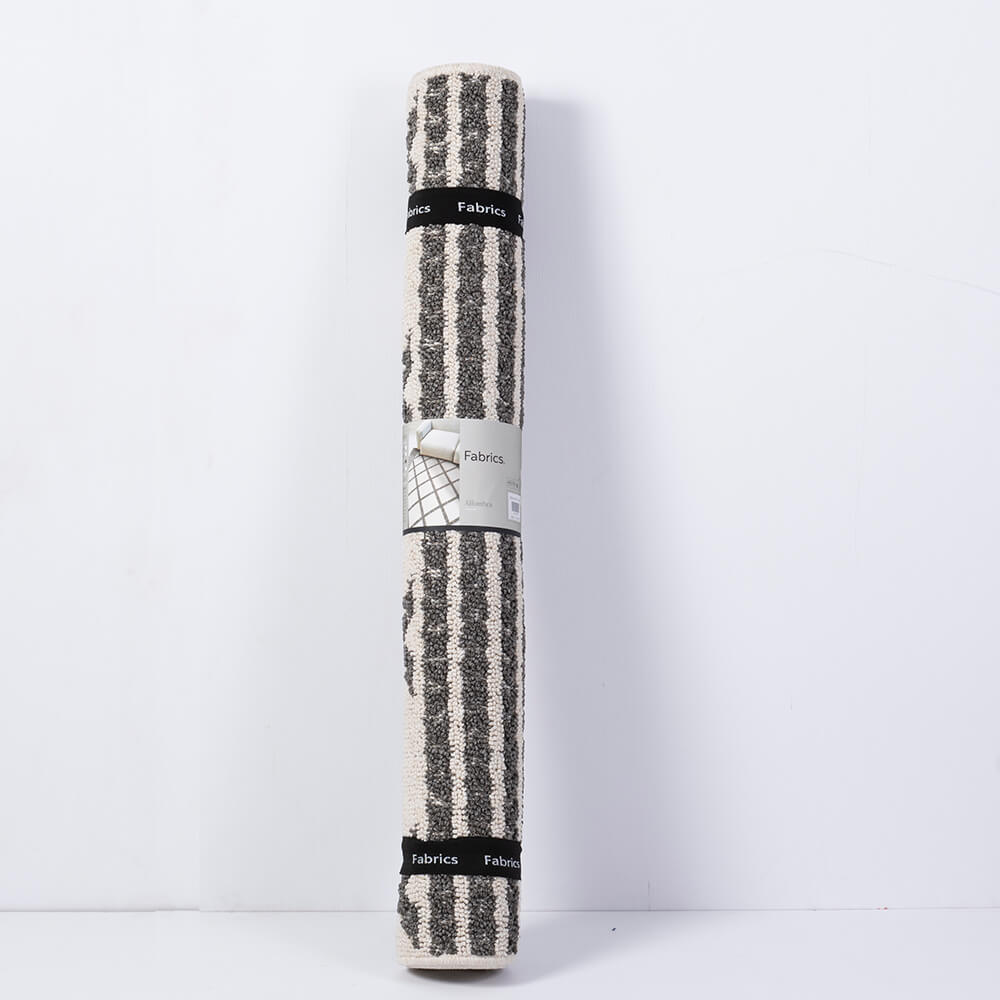 Alfombra Issey Crudo/Negro