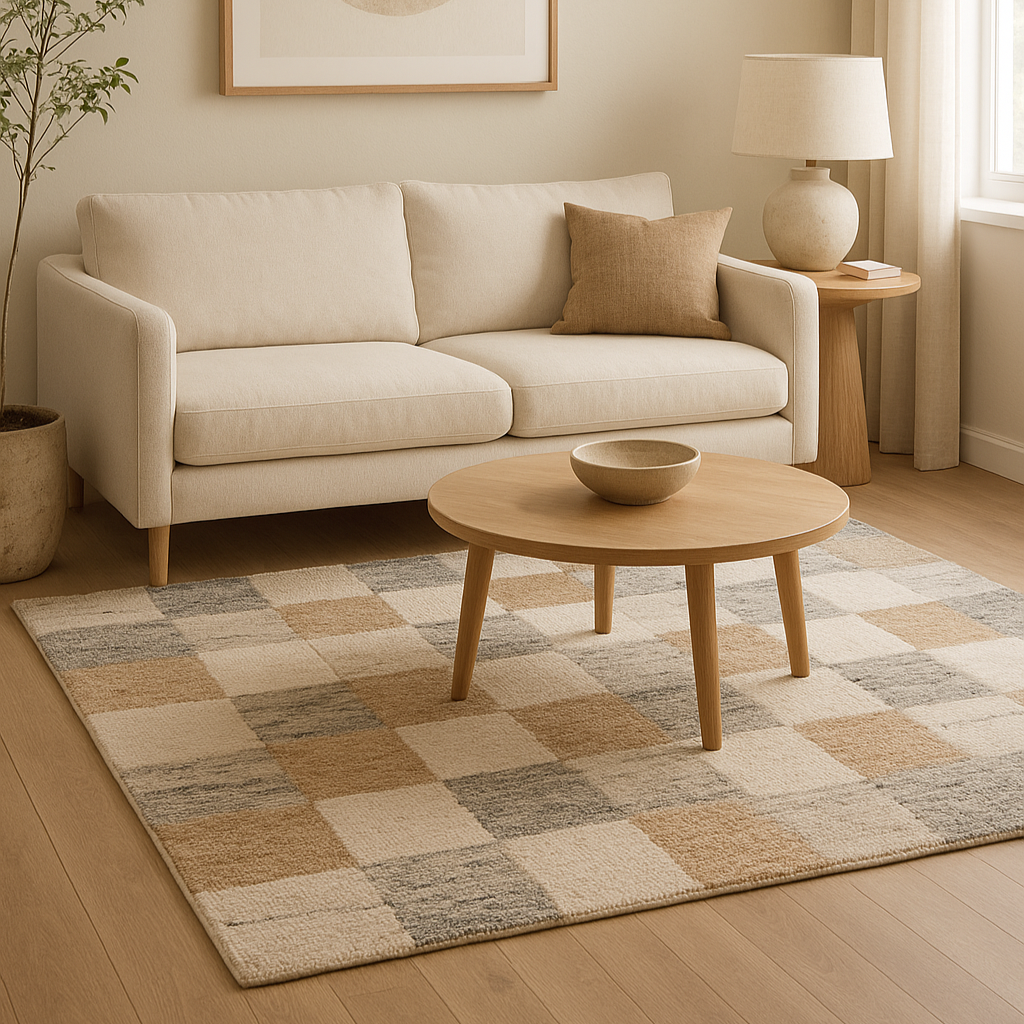 Alfombra Patch Beige