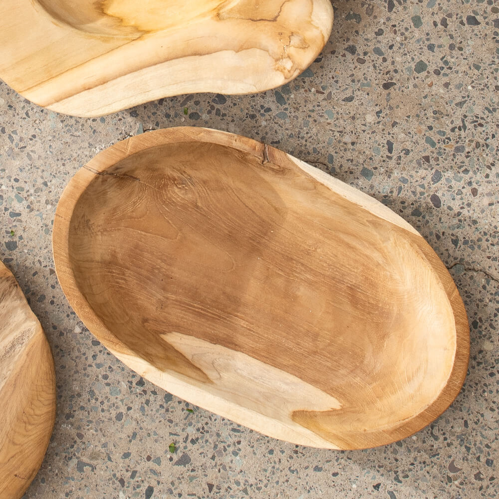 Bandeja Teca 55x30cm