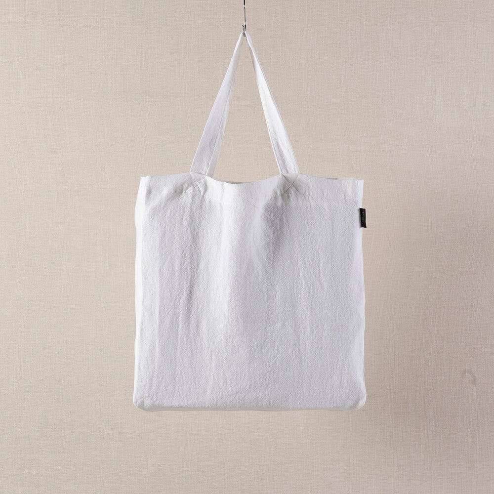 Bolso Lino Isabel 40x40cm Blanco