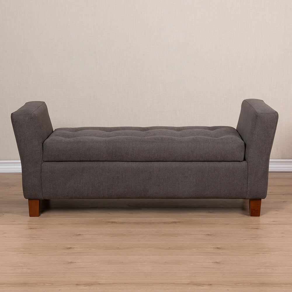Banqueta Baúl Gris