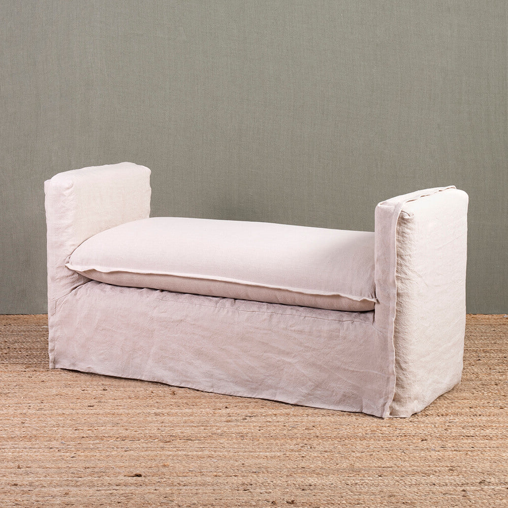 Banqueta Dominga Lino Beige