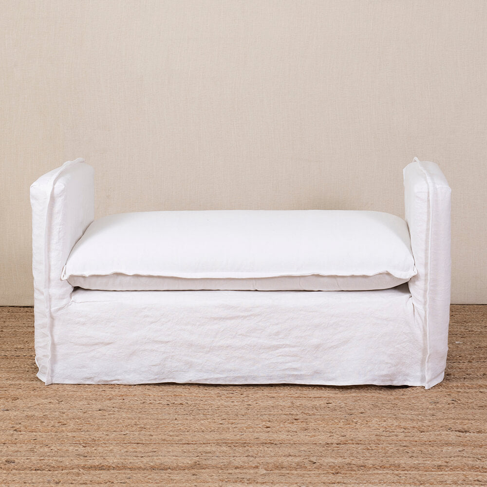 Banqueta Dominga Lino Blanca