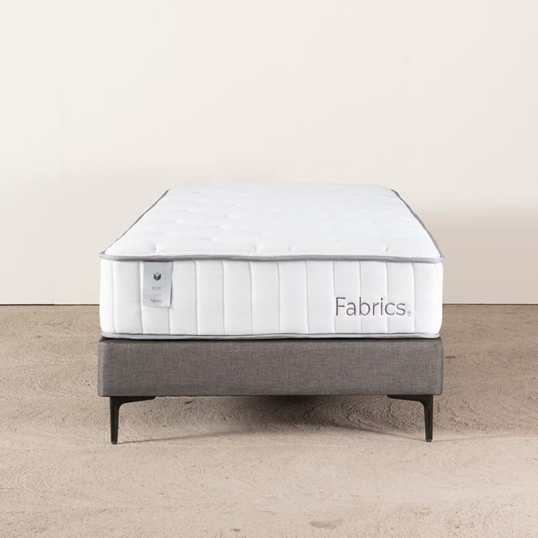 Cama Icon 1 Plaza 90x200cm Gris