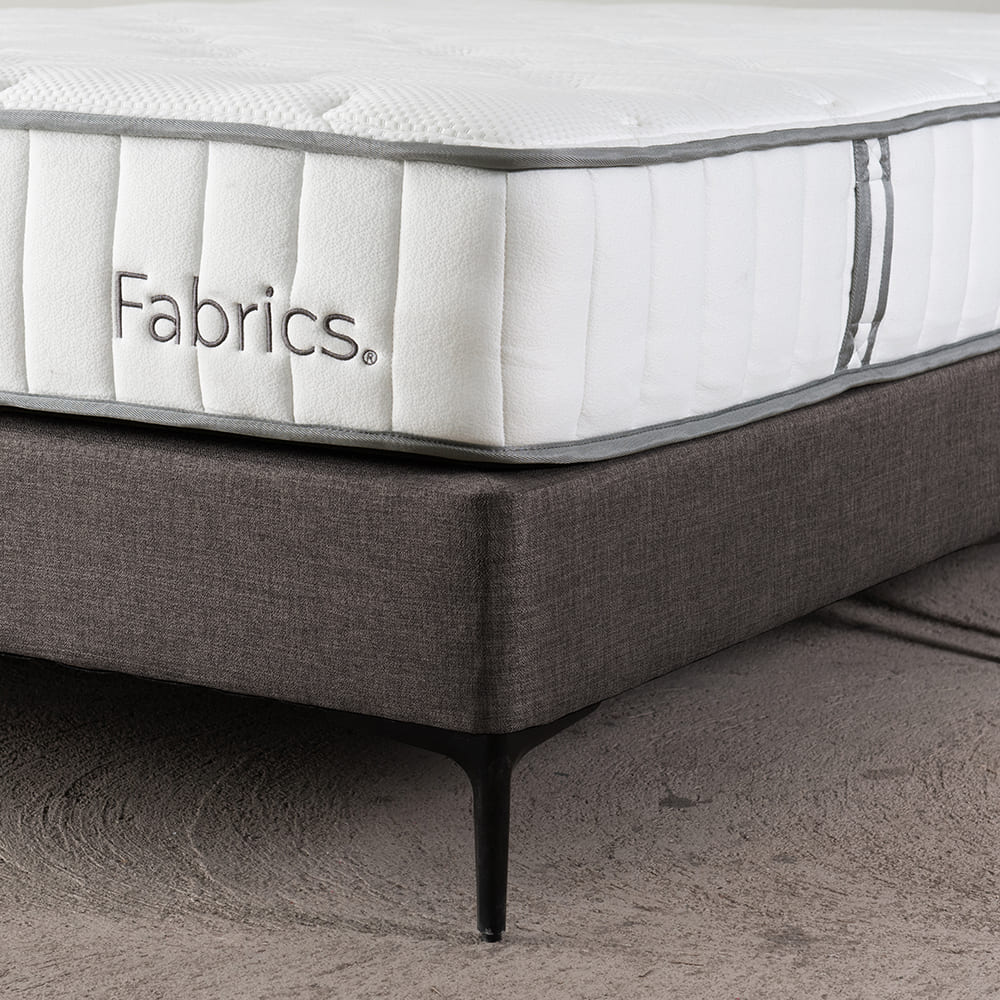 Cama Icon 1 Plaza 90x200cm Gris