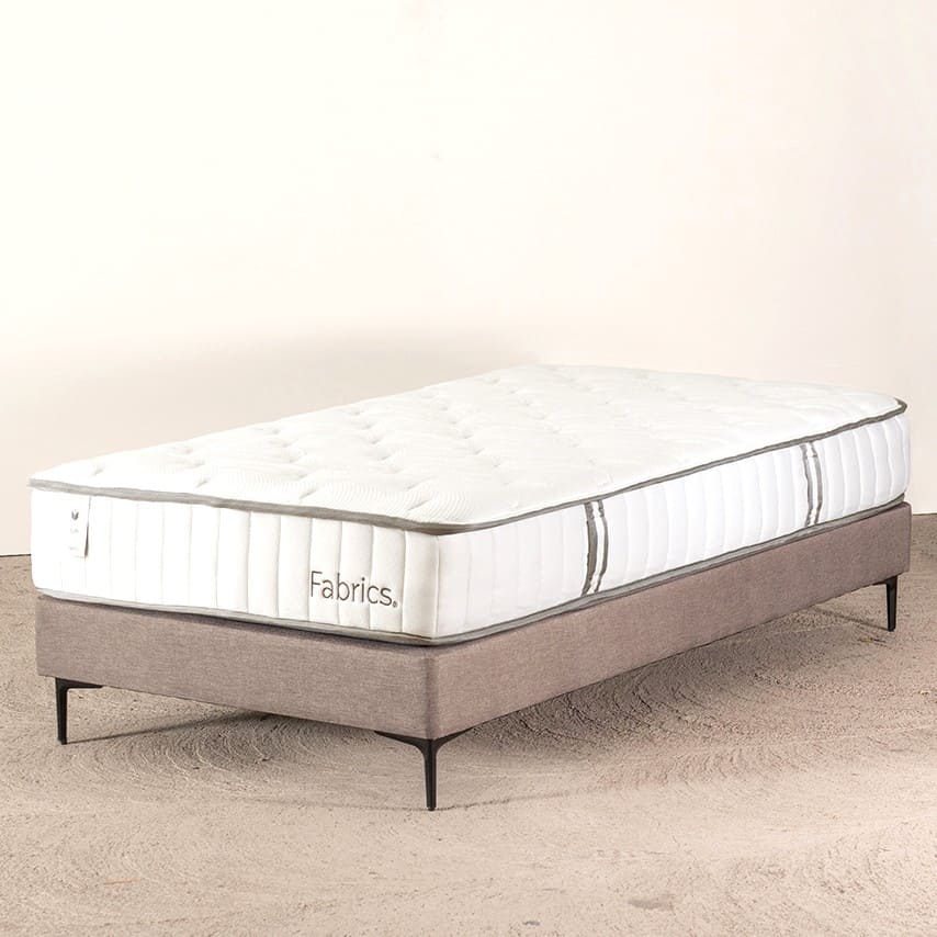 Cama Icon 1 Plaza 90x200cm Taupe