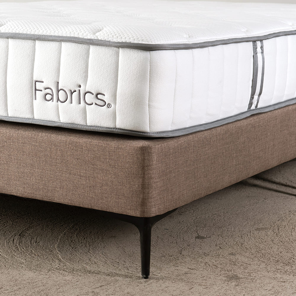 Cama Icon 1 Plaza 90x200cm Taupe