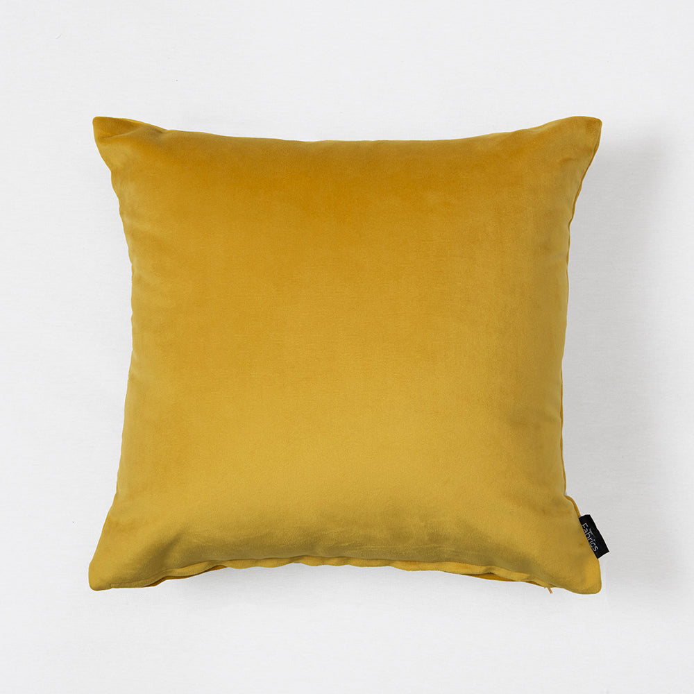 Cojín Básico Velvet 40x40cm Amarillo