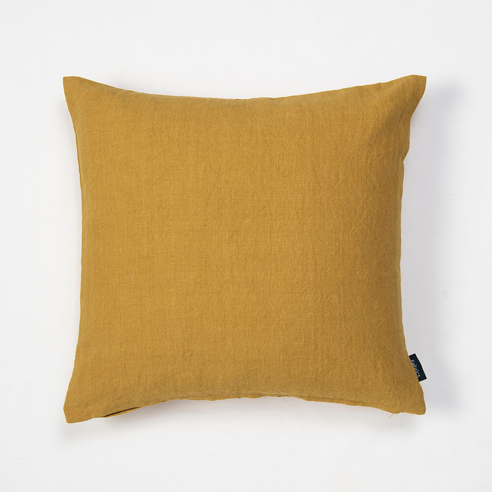Cojín Básico Lino Isabel 45x45cm Amarillo