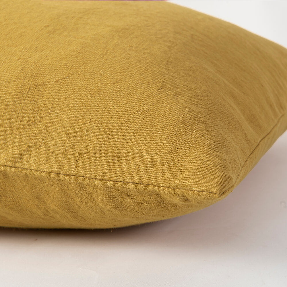 Cojín Básico Lino Isabel 45x45cm Amarillo